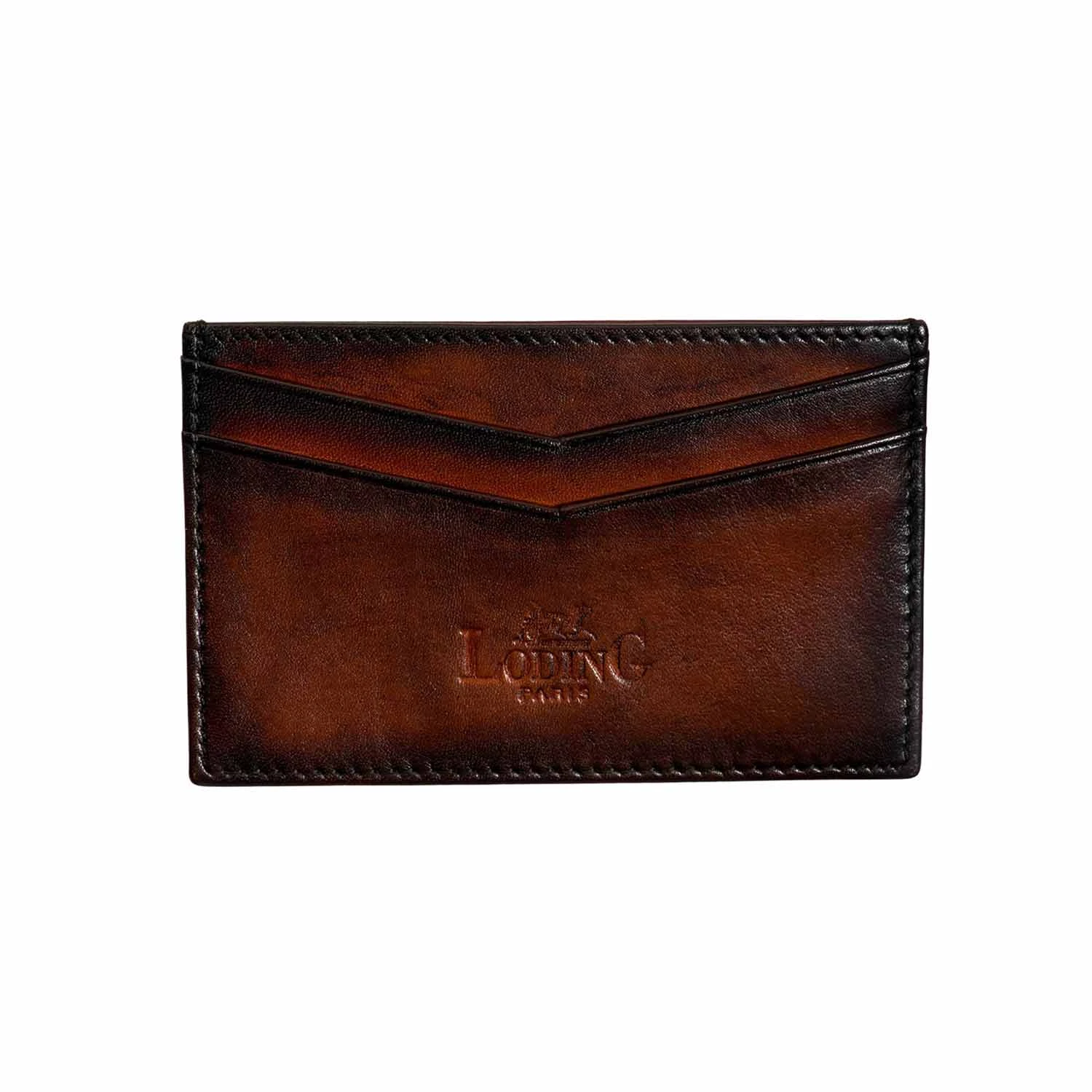 Porte-carte En Cuir Bleu 5 Porte-carte En Cuir Bleu – Image 3