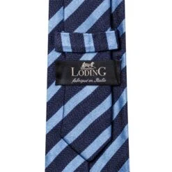 Cravate Club Pure Soie Marine Et Bleu 5 Cravate Club Pure Soie Marine Et Bleu -Loding 1661