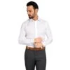 Chemise Blanche Slim Fit Poignet Mousquetaire 100% Coton Infroissable 1 Chemise Blanche Slim Fit Poignet Mousquetaire 100% Coton Infroissable -Loding 1844
