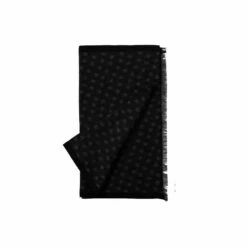 Echarpe à Pois En Laine Et Soie