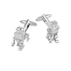 Boutons De Manchette Robot Rétro