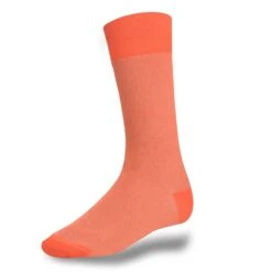 Chaussettes Orange Caviar En Coton Fil D'Ecosse