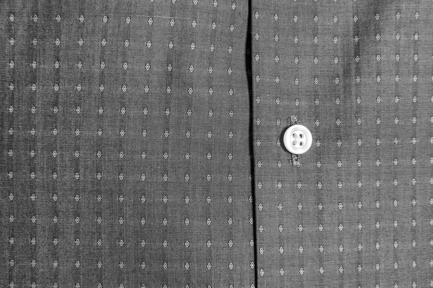 Chemise Cintrée Gris Motifs Fantaisie 3 Chemise Cintrée Gris Motifs Fantaisie – Image 2