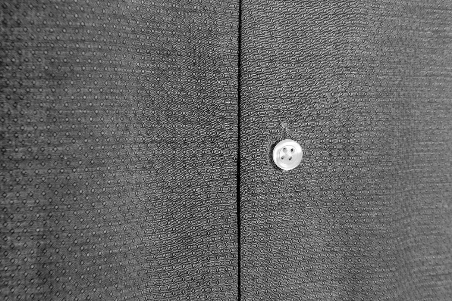 Chemise Cintrée Gris Motif Fantaisie 4 Chemise Cintrée Gris Motif Fantaisie – Image 2