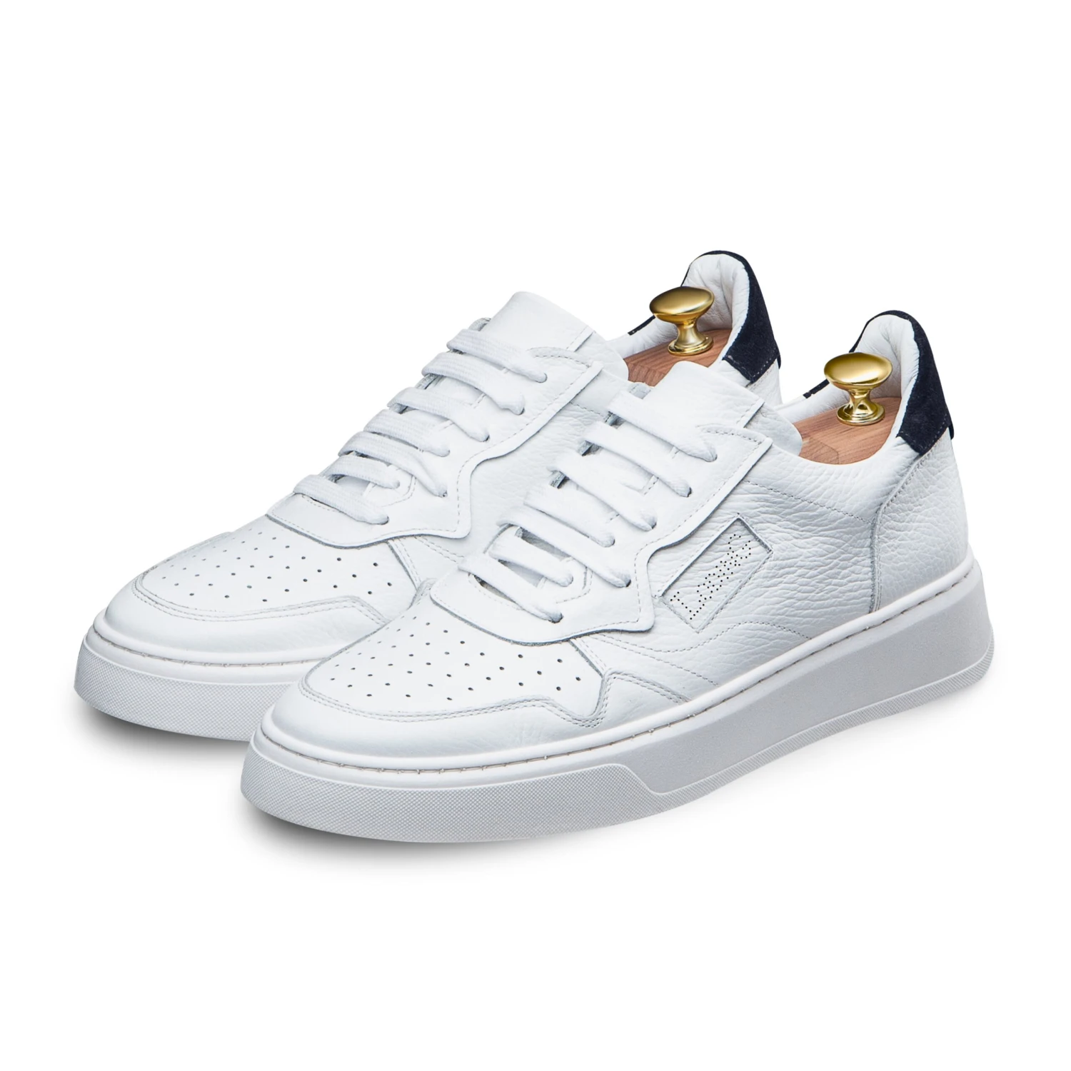 Sneakers Lioni 717 Grainé Blanc/marine 3 Sneakers Lioni 717 Grainé Blanc/marine