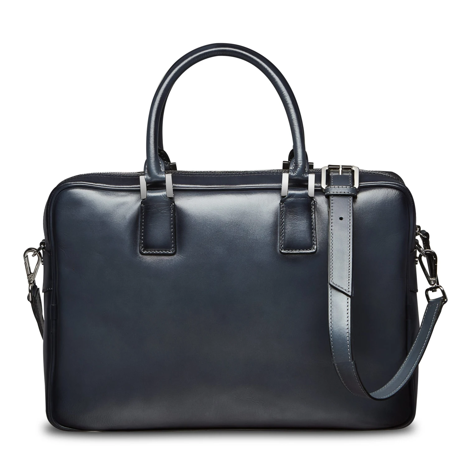 Porte-document En Cuir Marine 4 Porte-document En Cuir Marine – Image 2