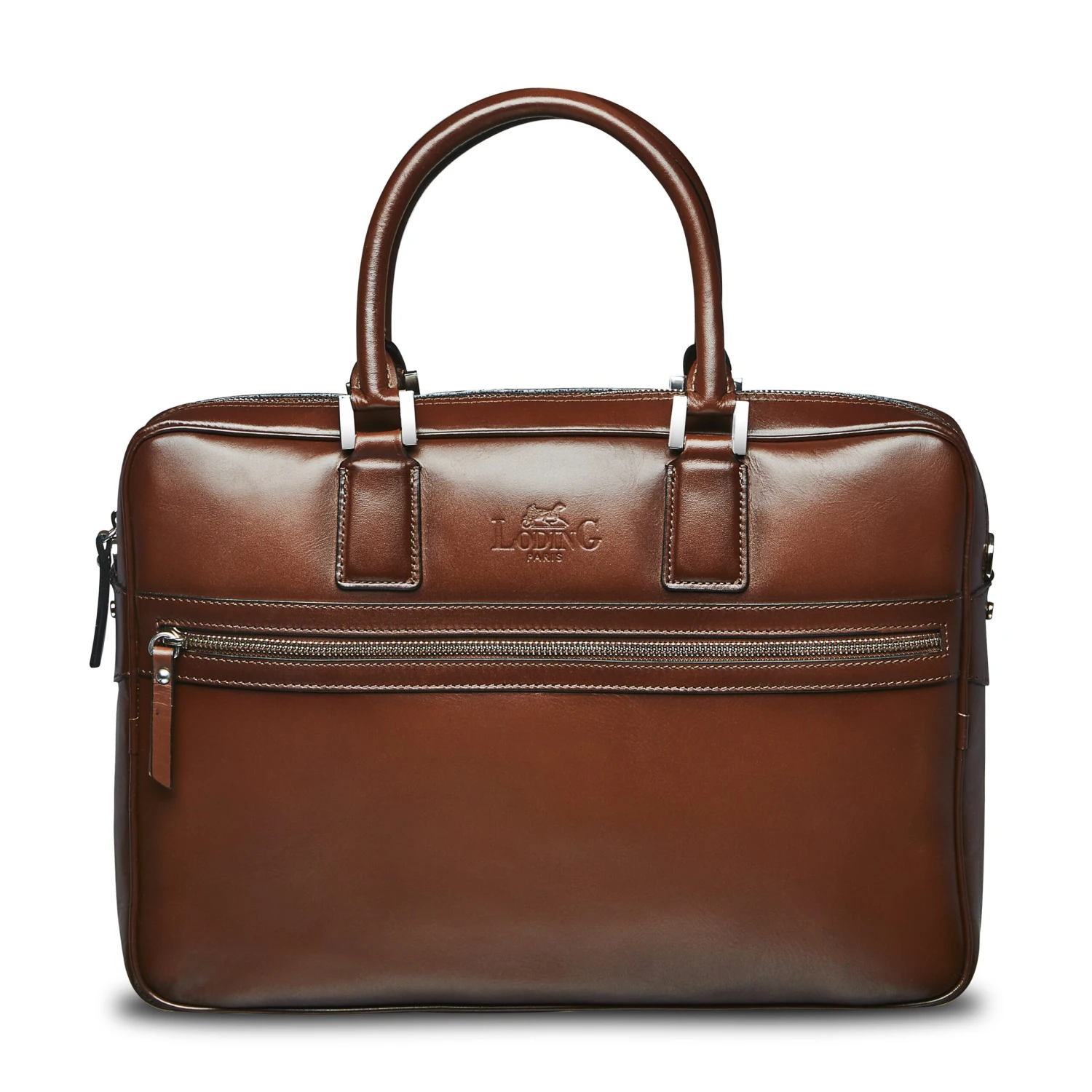 Porte-document En Cuir Cognac 3 Porte-document En Cuir Cognac