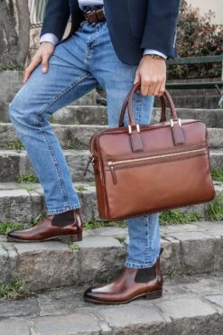 Porte-document En Cuir Cognac 9 Porte-document En Cuir Cognac -Loding 4978 6c21eb4b c5a8 4f84 a45f 37bf17b06354