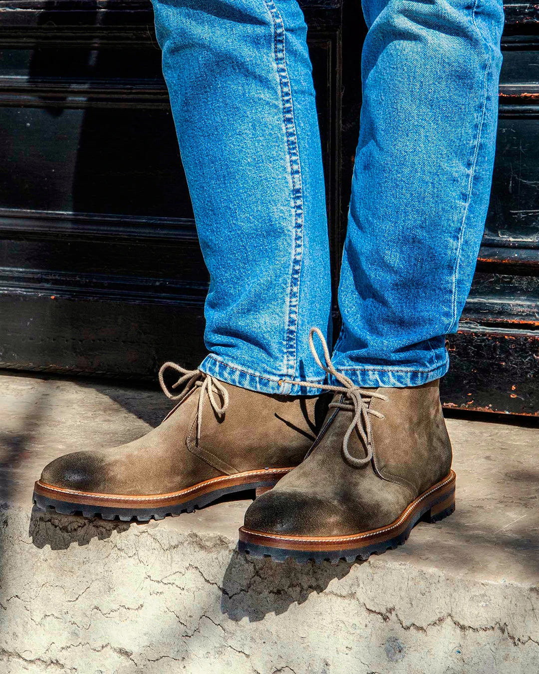 Desert Boots Firmo 393 Veau Velours Sable 4 Desert Boots Firmo 393 Veau Velours Sable – Image 2