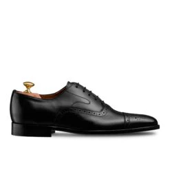 Richelieu Brogue à Bout Fleuri Soleto 317 Noir -Loding 5079 a7824610 ab46 4621 9832 726adb5e1c52