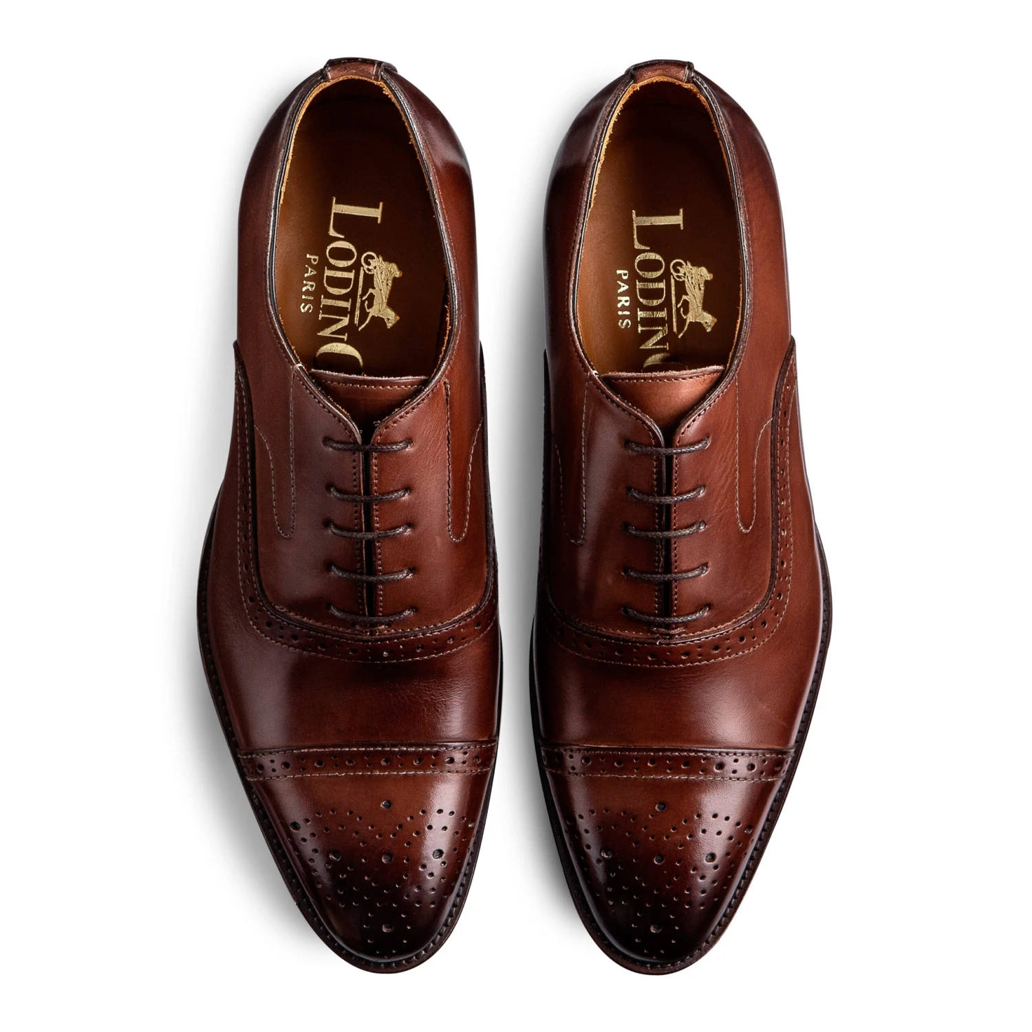 Richelieu Brogue à Bout Fleuri Soleto 317 Marron 4 Richelieu Brogue à Bout Fleuri Soleto 317 Marron – Image 2