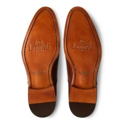 Richelieu à Bout Droit Rapporté Alezio 352 Noir -Loding 5097