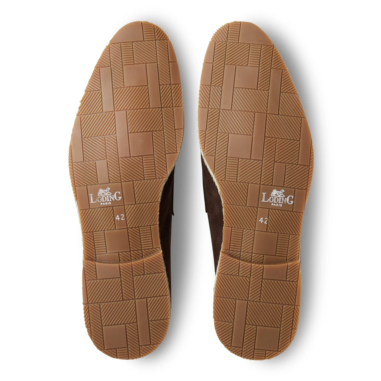 Mocassin Espadrille Capri 1100 Veau Velours Marron 6 Mocassin Espadrille Capri 1100 Veau Velours Marron – Image 4