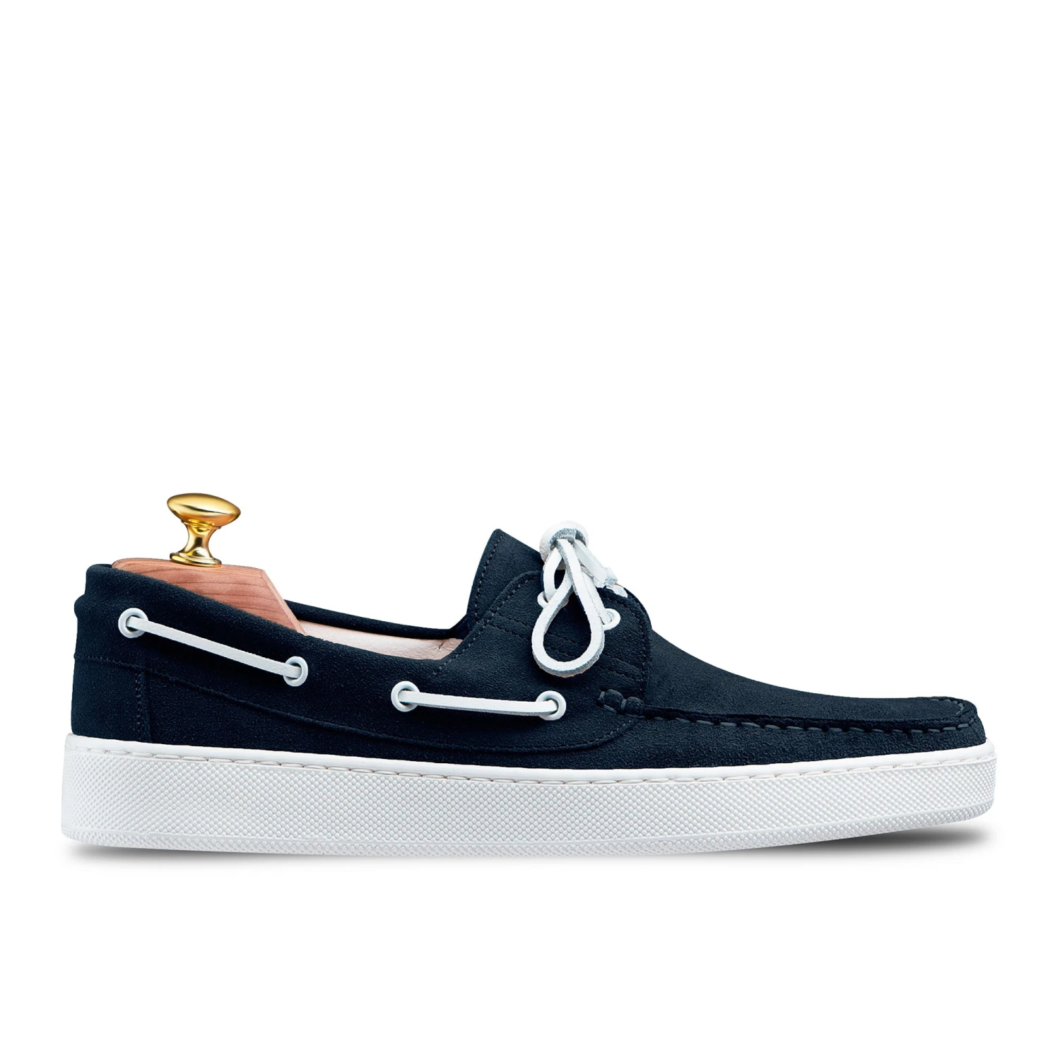 Chaussures Bateau Torca 1102 Veau Velours Bleu Marine 4 Chaussures Bateau Torca 1102 Veau Velours Bleu Marine – Image 2