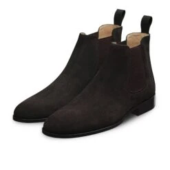 Bottines Basses Shoji 1008 Veau Velours Marron