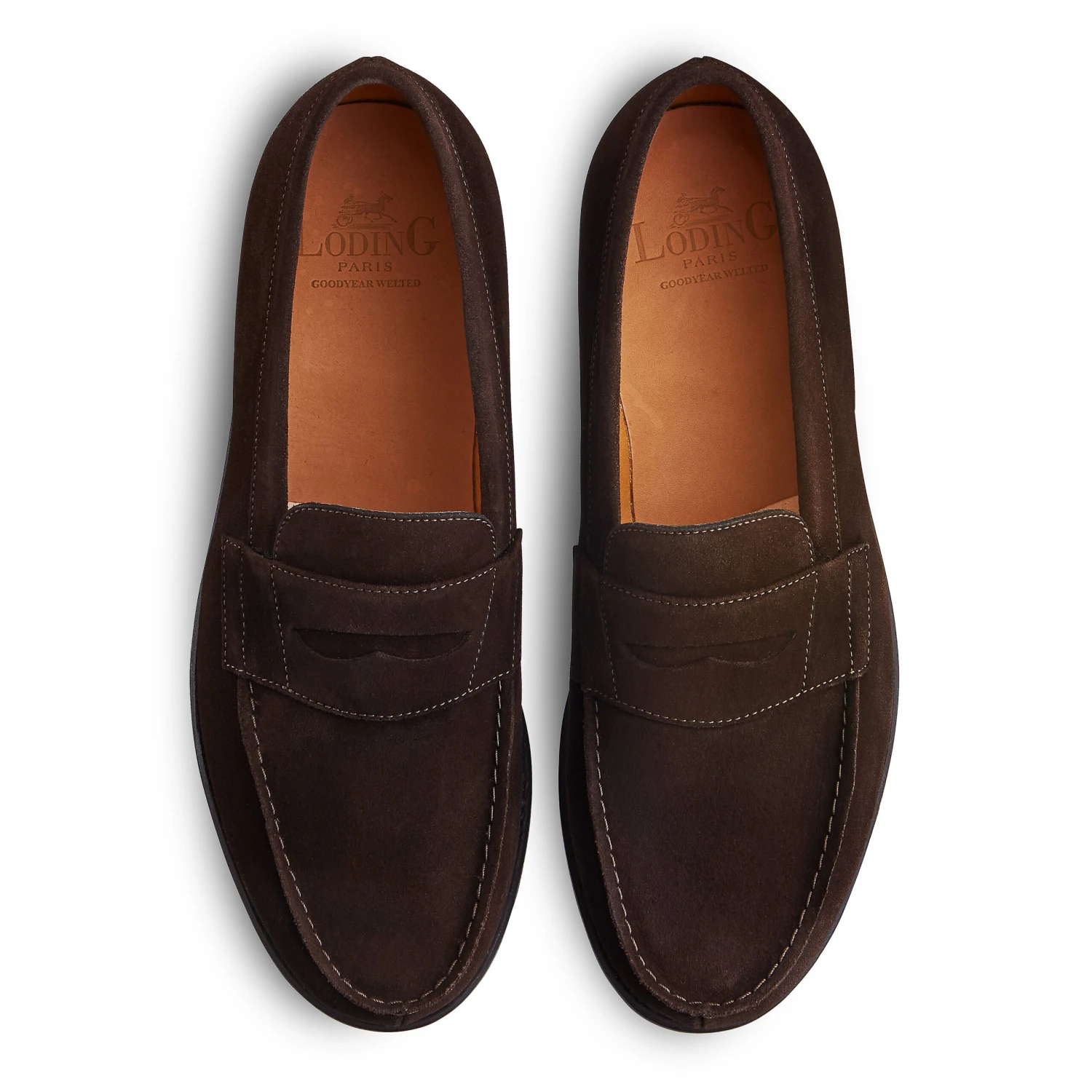 Mocassin Sulky 300 Veau Velours Marron 4 Mocassin Sulky 300 Veau Velours Marron – Image 2