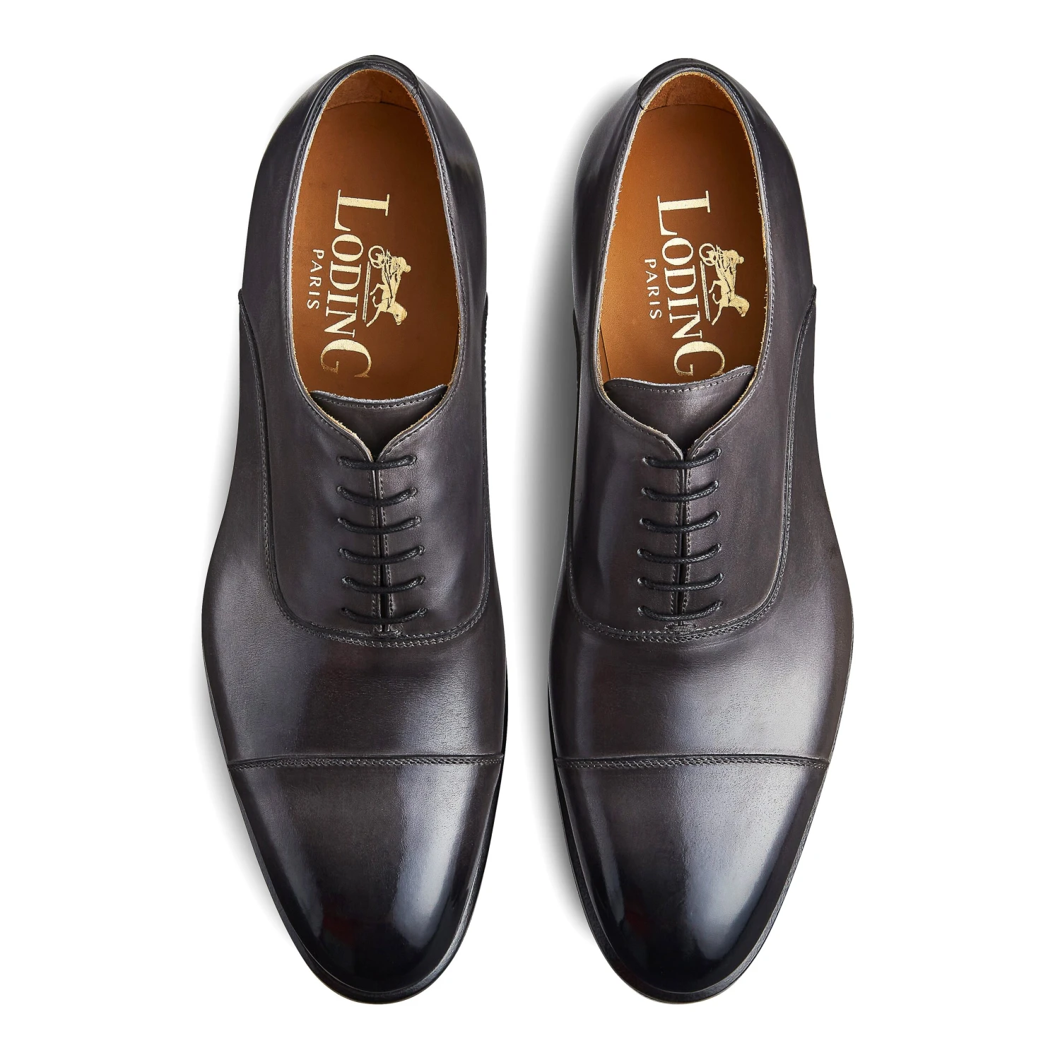 Richelieu Gris à Bout Droit Rapporté Cotti 346 7 Richelieu Gris à Bout Droit Rapporté Cotti 346 – Image 5