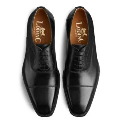 Richelieu Noir à Bout Droit Rapporté Ponti 347 10 Richelieu Noir à Bout Droit Rapporté Ponti 347 -Loding CHA347BK 3