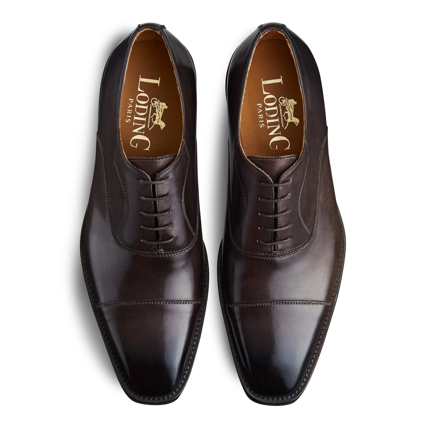 Richelieu Marron à Bout Droit Rapporté Ponti 347 7 Richelieu Marron à Bout Droit Rapporté Ponti 347 – Image 5