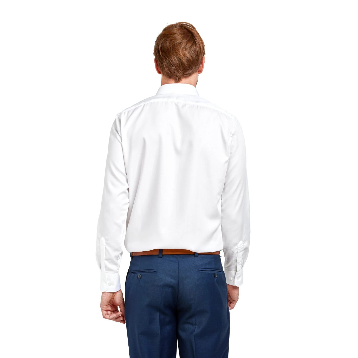 Chemise Droite Blanche Sans Repassage 100% Coton 5 Chemise Droite Blanche Sans Repassage 100% Coton – Image 3