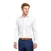 Chemise Droite Blanche Sans Repassage 100% Coton 2 Chemise Droite Blanche Sans Repassage 100% Coton -Loding CHE1109 2