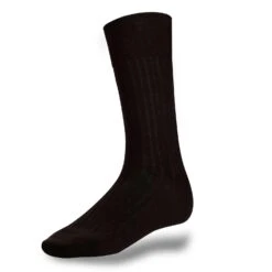 Chaussettes Marron En Coton Fil D'Ecosse