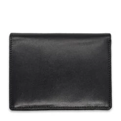 Portefeuille Noir En Cuir