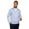Pull Col Zip Laine Mérinos Et Cachemire Bleu Ciel 2 Pull Col Zip Laine Mérinos Et Cachemire Bleu Ciel -Loding PULCZIP CIEL 1