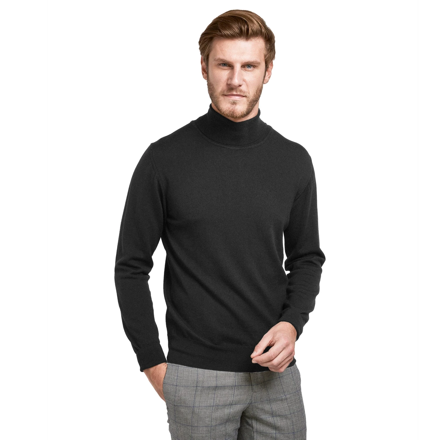 Pull Col Roulé 100% Pure Laine Mérinos Gris Anthracite 3 Pull Col Roulé 100% Pure Laine Mérinos Gris Anthracite