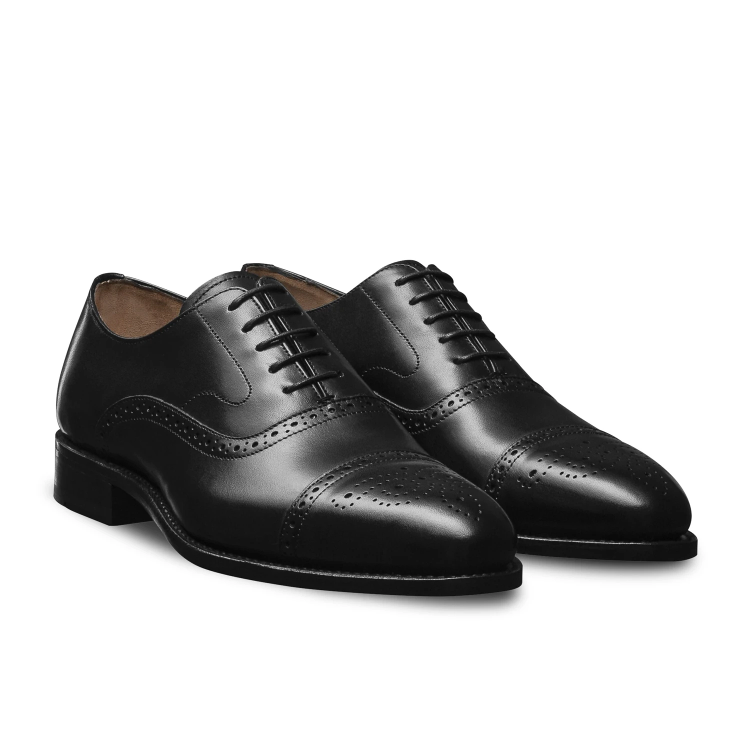 Richelieu Brogue Newton 318 Noir 6 Richelieu Brogue Newton 318 Noir – Image 4