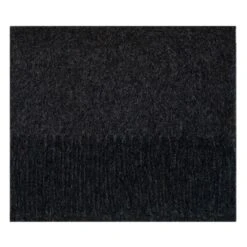 Echarpe Anthracite En Feutre De Laine Vierge