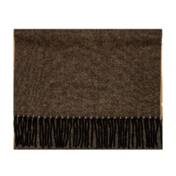 Echarpe Chevrons En Laine Et Cachemire Beige