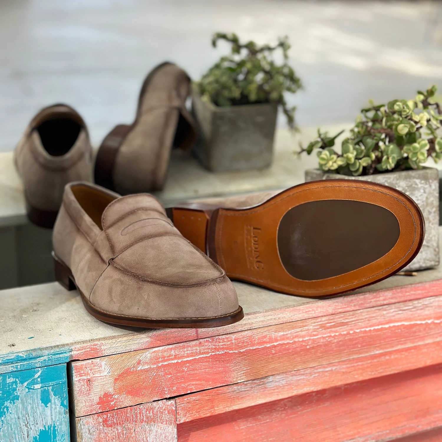 Mocassin Beige Veau Velours Arizona 1006 3 Mocassin Beige Veau Velours Arizona 1006